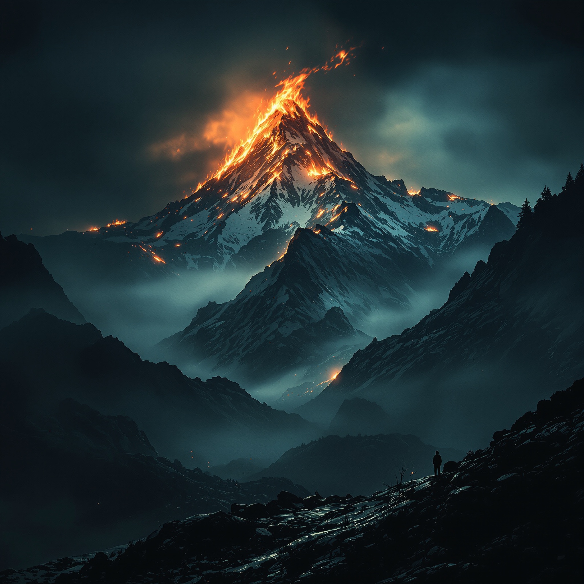 The Mountain on Fire cover art