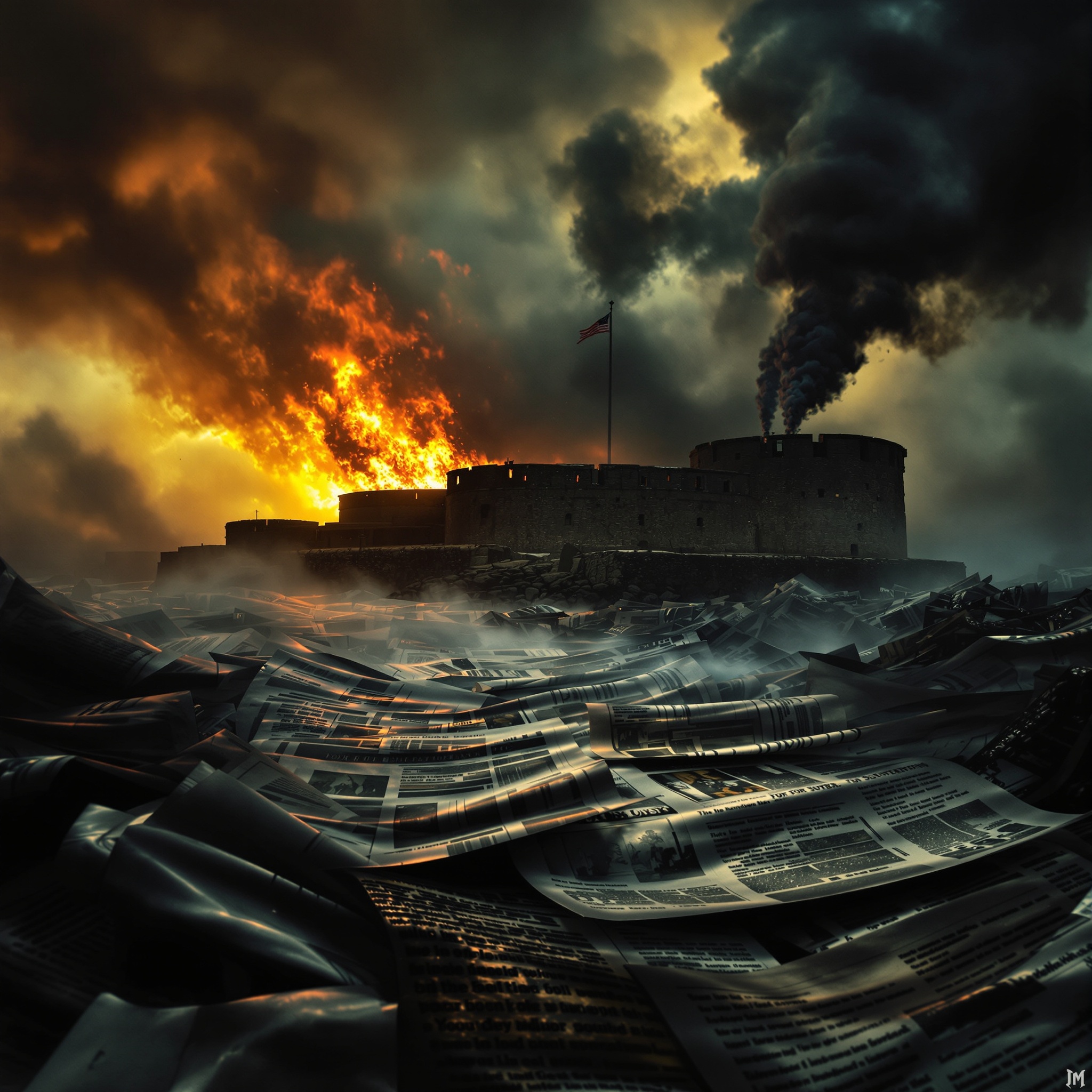Fort Sumter in the Sunday Paper cover art