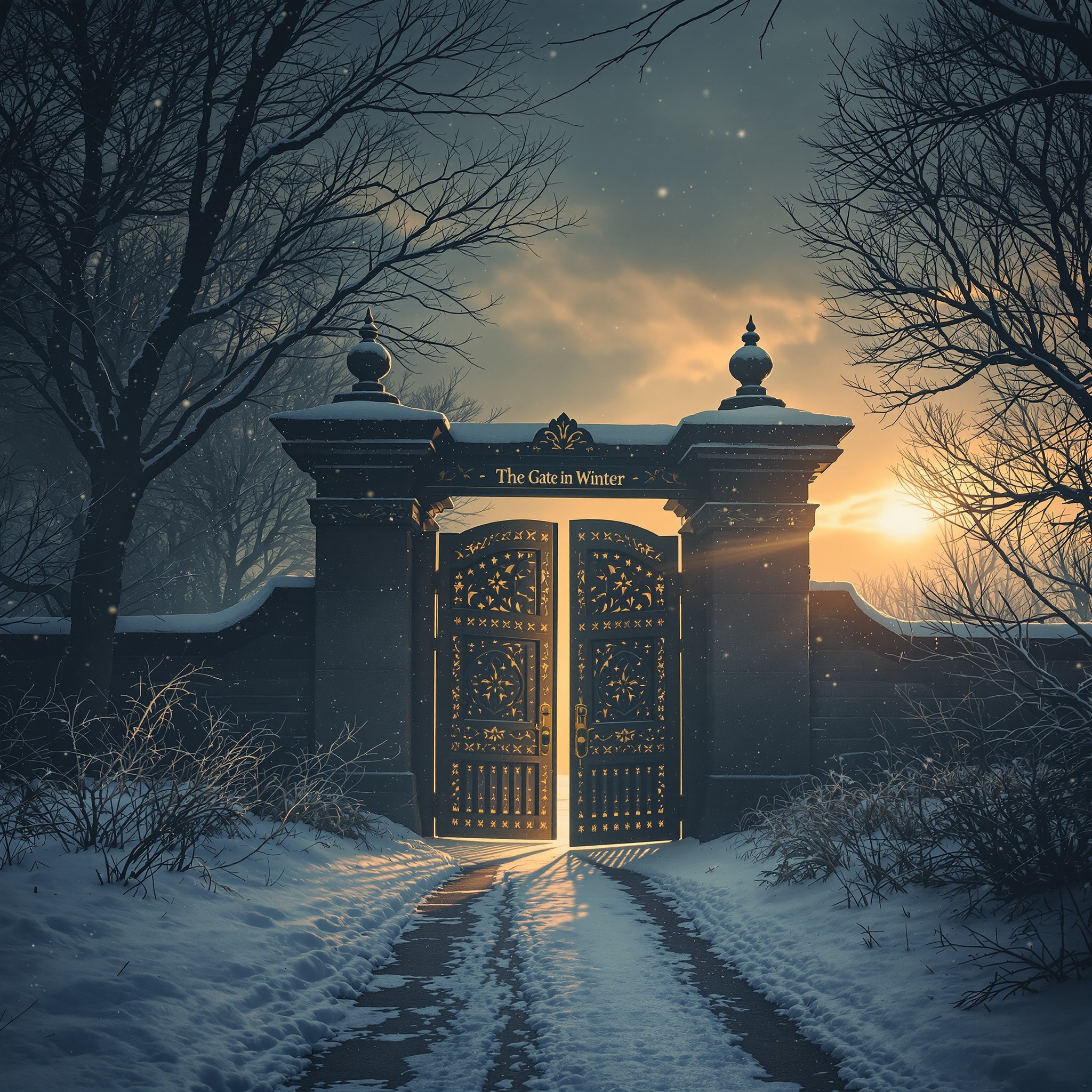 The Gate in Winter cover art