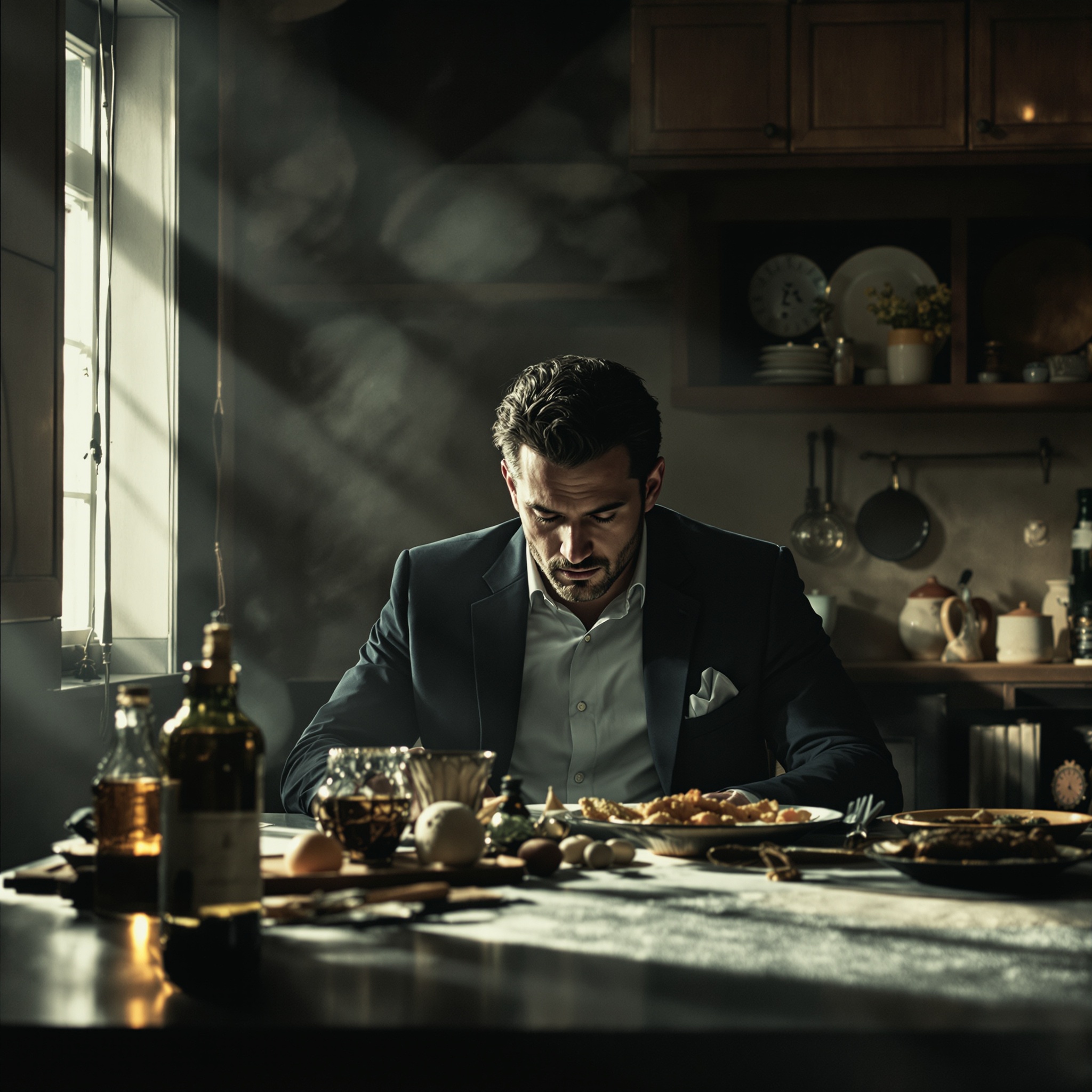 The Man at the Kitchen Table cover art